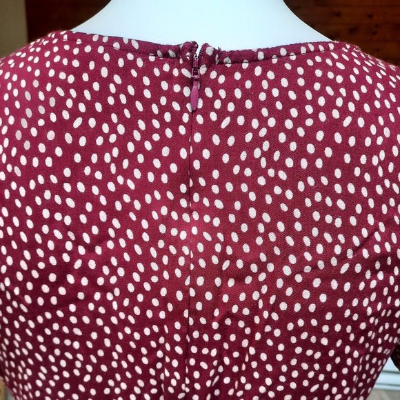 Red Polka Dots Skater Dress - Picture 4 of 9
